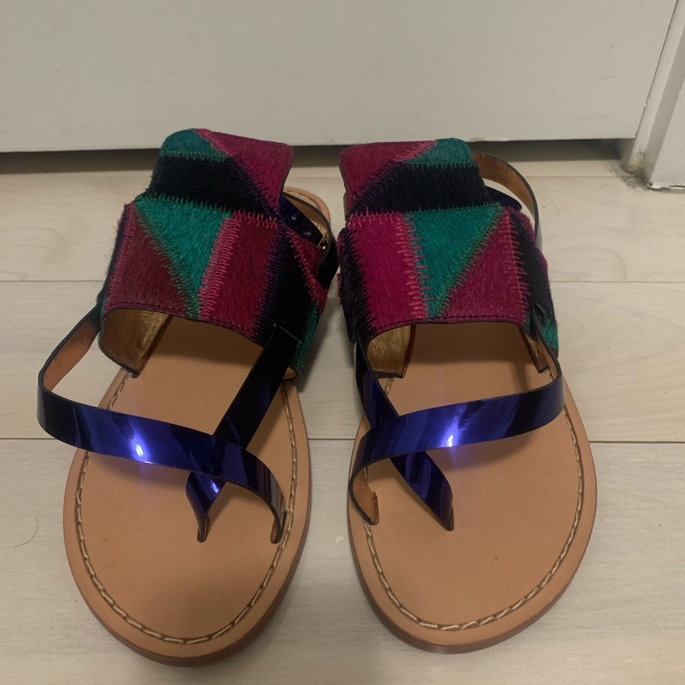 Colorful brand new sandals
